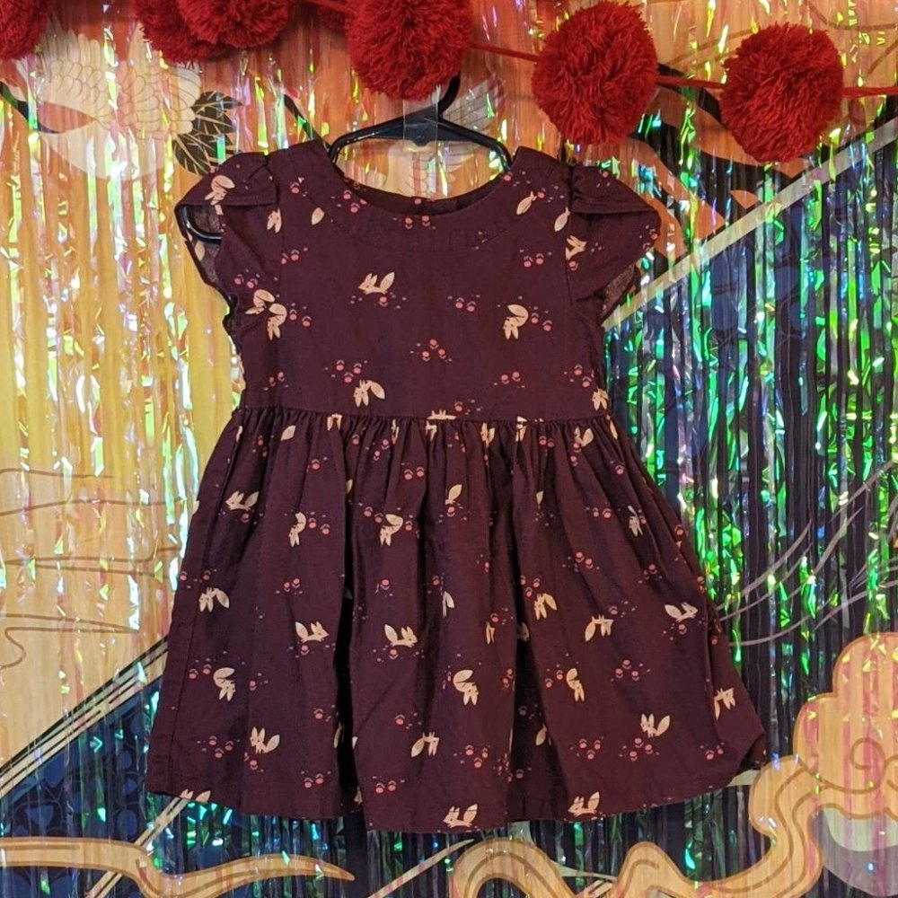 Cherokee Fox Dress - Size 18M